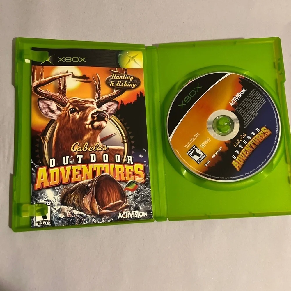 Xbox : Cabelas Outdoor Adventures Video Games Hunt And Fish Complete W/ Manual